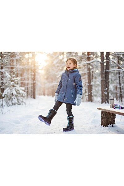 BAYRAMOĞLU KUNDURA ΜΑΥΡΕΣ ΜΠΛΕ ΡΙΓΕΣ ΠΑΙΔΙΚΕΣ ΜΠΟΤΑΚΙΑ ΧΙΟΝΙΟΥ ΜΕ ΜΑΛΛΙΝΗ ΕΠΕ...