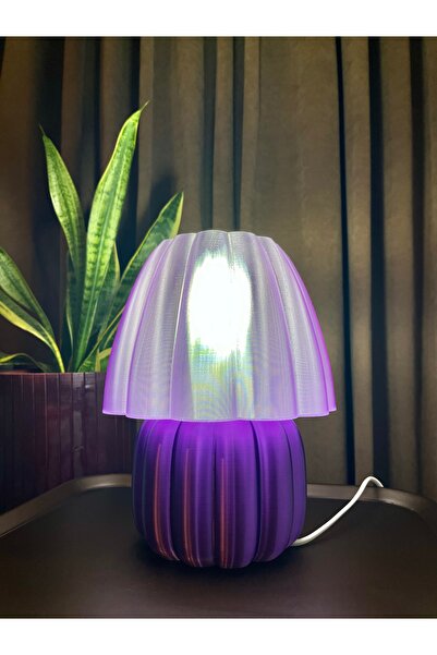 Lumba Design Balkabağı Motifli Gece Lambası Dekoratif Abajur Aydınlatma