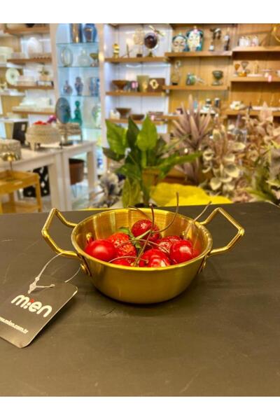 ÇIRPAN EV ALTIN ESKİTME KASE/ÇEREZLİK 10CM