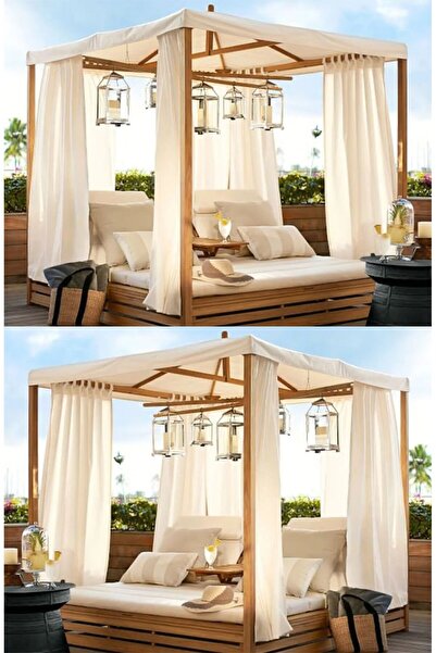 Bamena Wood King Throne
