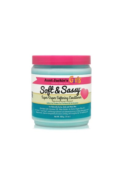 Aunt Jackie's Balsam co-wash Girls Soft & Sassy Super Duper Softening Aunt Ja...