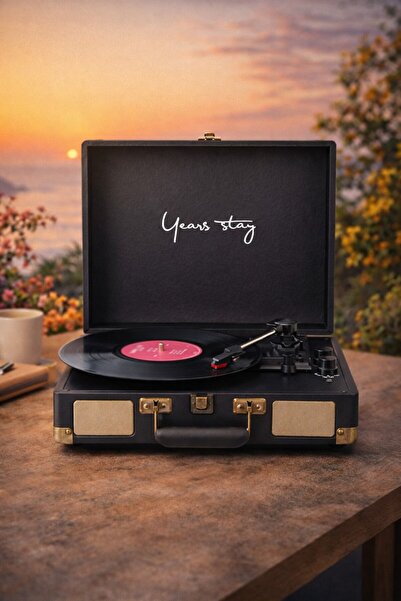 Cosfer Years Stay Elektrikli Plak Çalar – Bluetooth Özellikli (220V)