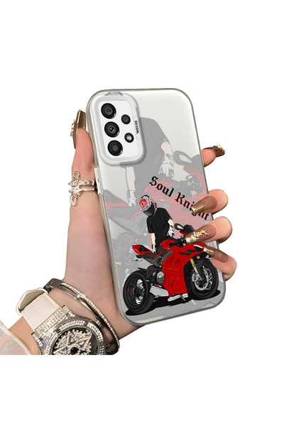 ucuc حافظة سامسونج جالاكسي A73 متوافقة مع الحافة السيليكونية الصلبة والمضادة ...