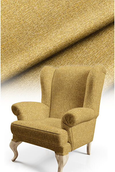 CANİLA Linen Texture Effect Digital Printed Upholstery Sofa Fabric, Throw Pillow, Cushion Covering. Premium Fabric