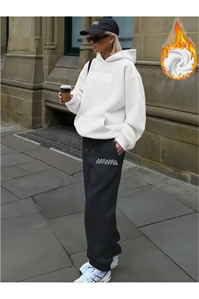 Flaubert فالوبيرت-كادين مطبوع sdf قصة فضفاضة سويتاهيرت - طقم مكون من قطعتين م...