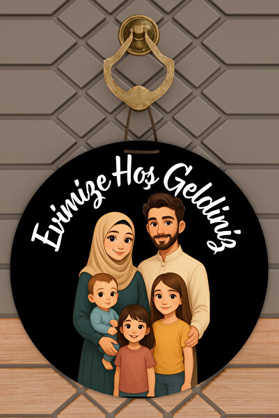 Dormot Modern Digital Printing Family Themed, 2 Girls and a Baby Boy, Turban ...