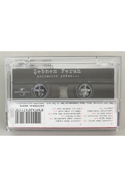 Generic Brand Şebnem Ferah Kelimeler Yetse Kaset