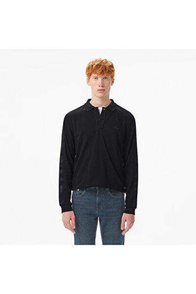 Lacoste Erkek Regular Fit Uzun Kollu Siyah Polo