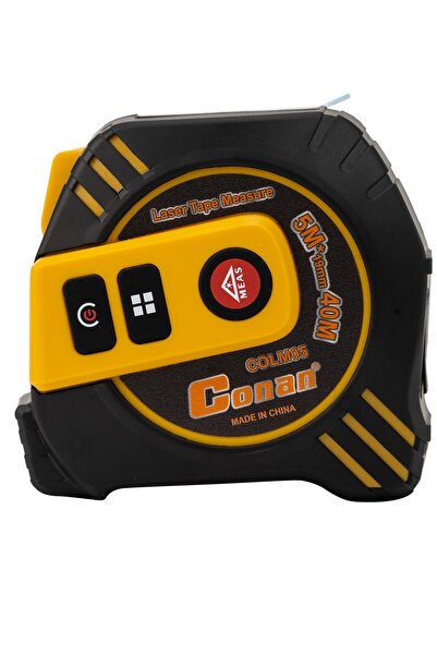 CONAN Laser & Tape Measure Device - Dual Function - 40M Range - Model COLM05