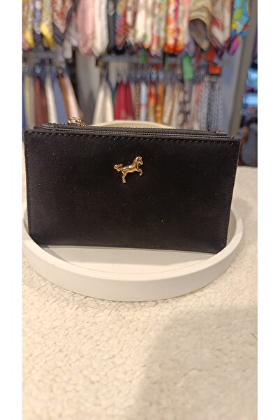 FASHION حافظة بطاقات من جلد الغزال