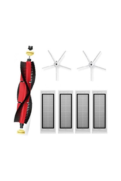 TECHPARTS مجموعة قطع غيار المكنسة الكهربائية الروبوتية الأصلية S5 Max-White م...