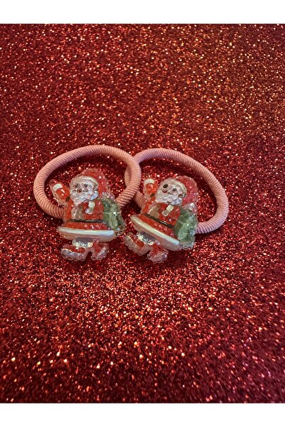 Milena Designer Store Milena Kids Shiny Christmas Figured Mini Double Rubber Buckle