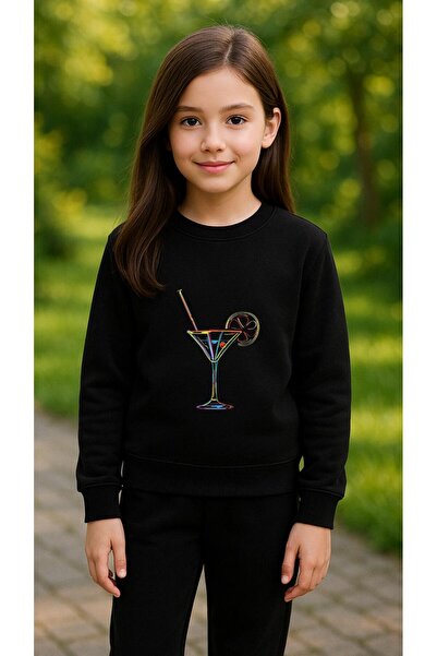 playwear Φούτερ ομάδας KOKTEY με στάμπα για κορίτσια και αγόρια, με λαιμόκοψη...