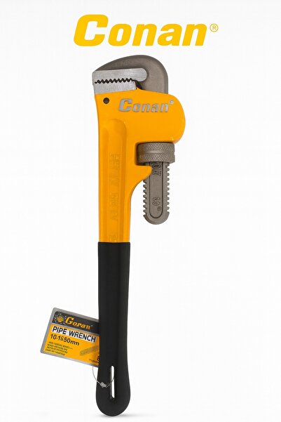 CONAN 10" (250mm) Heavy-Duty Pipe Wrench – Model COP0810, Professional Plumbi...