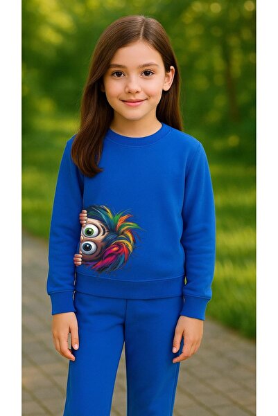 playwear Hanorac de echipă SAKLI cu imprimeu pentru fete și băieți, cu guler ...