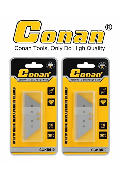 CONAN عبوتان × ١٠ قطع - شفرات بديلة لسكين متعدد الاستخدامات - موديل COKB510 -...