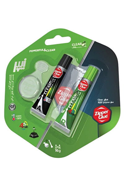 MegaVitrin Zipper Glue İran Malı Çift Karışımlı Şeffaf Yapıştırıcı 16 Gr | Is...