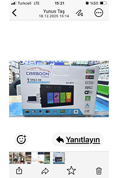 CARBOON CR 4012 dabil oto teyp