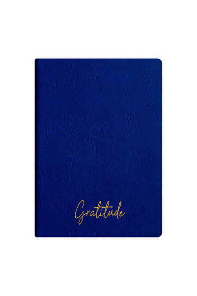 Kum Yayınevi دفتر الامتنان - غلاف ثيرمو صلب ذو ملمس - 192 صفحة بدون خطوط - 15...