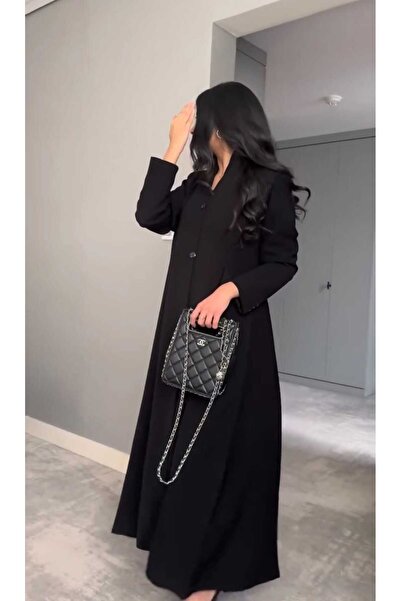 Korean عباية سوداء بتصميم جديد قصتها نص كلوش