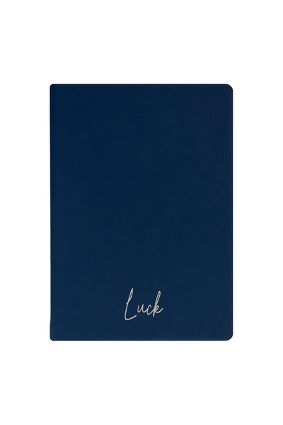 Kum Yayınevi Luck Notebook - Linen Hard Cover - Unlined 192 Pages – 15X21.3Cm...