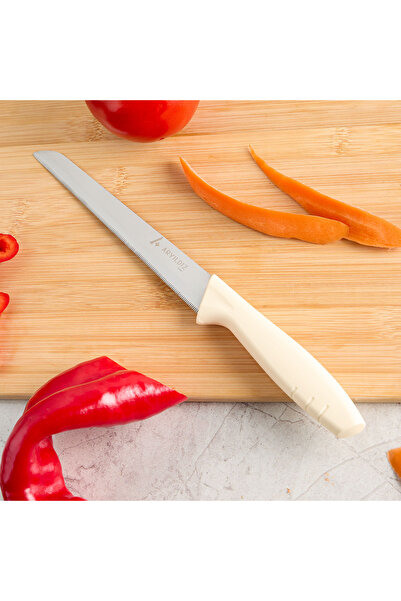 Aryıldız Primo Lazer Ekmek Bıçağı Fil Dişi 17 cm