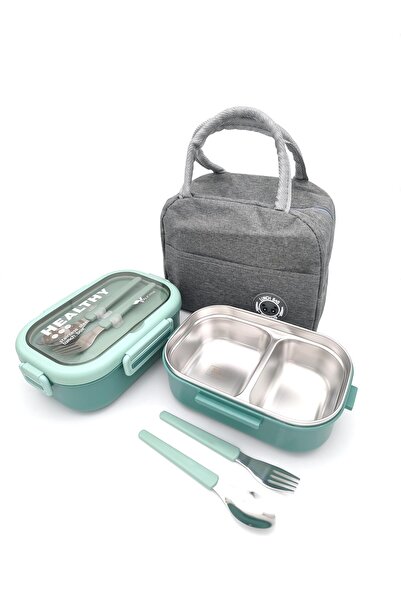 valkyrie Isı Yalıtımlı Termal Çantalı Çelik Lunch Box – BPA’sız, Sızdırmaz, Çok Bölmeli Yemek Kabı S