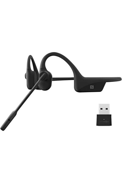Shokz Aftershokz OpenComm UC Bone Conduction Bluetooth Headset, Black