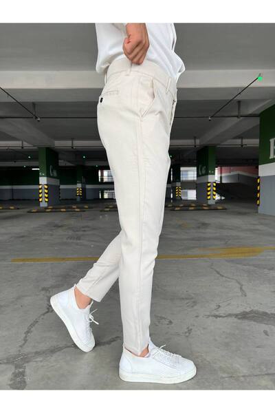 modabm Pantaloni confortabili din lycra, slimfit, pentru bărbați