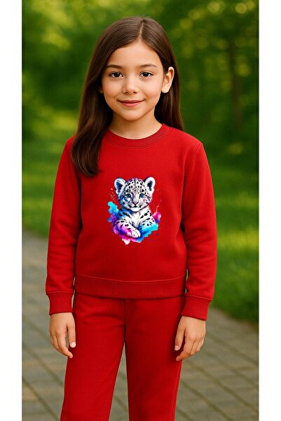 playwear سترة رياضية KAPLAN V1 مطبوع للفتيات والأولاد برقبة دائرية3 4-5-6-7-8...