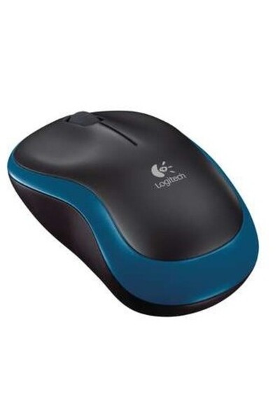 logitech M185 Εργονομικό Ασύρματο Ποντίκι - Μπλε, Μεγάλη Διάρκεια Μπαταρίας, ...