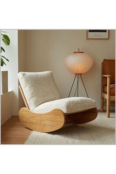 COMFORTDESIGNN MODERN AHŞAP SALLANIR KOLTUK