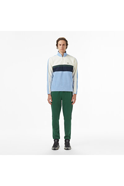 Lacoste Erkek Slim Fit Renk Bloklu Yeşil Eşofman Altı