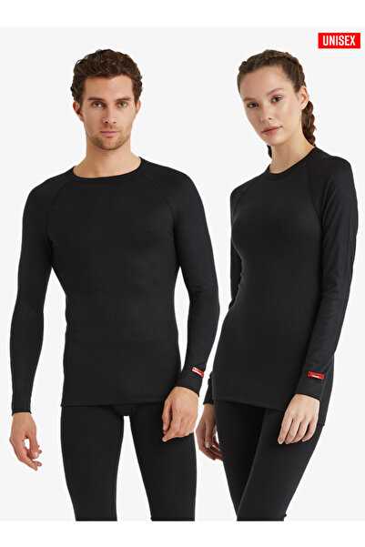 Blackspade Unisex, Black, 2Nd. Level, Crew Neck, Long Sleeve, Thermal Underwear,