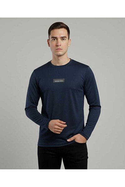 venüsdijital Jacquard Long Sleeve Stylish and Sporty Bluse