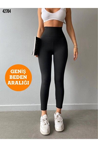 TÜCCAR UMUT Full Likralı Toparlayıcı Siyah Tayt
