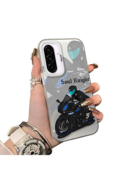 ucuc حافظة سامسونج جالاكسي A56 متوافقة مع الحافة السيليكونية الصلبة والمضادة ...