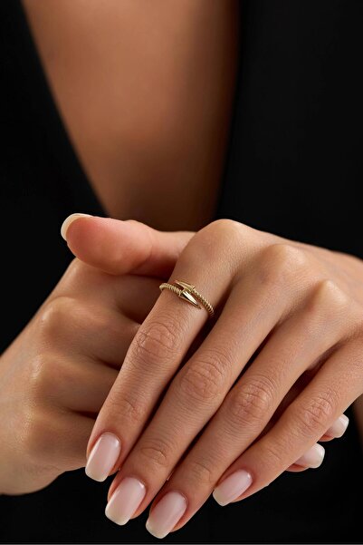 Tufanlar Kuyumculuk 14 Ayar Çivi Sarmal Altın Yüzük