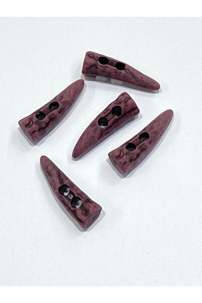 karantuhafiye Старіння Пастух Кнопка / 5 штук в наборі / 4 см / Бордо