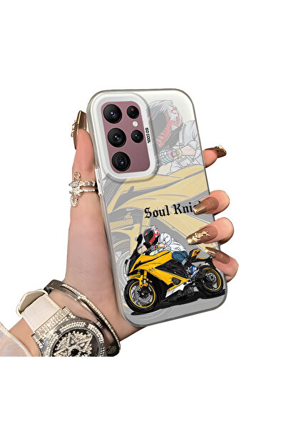 ucuc حافظة سامسونج جالاكسي S22 الترا المتوافقة مع الحافة السيليكونية الصلبة و...