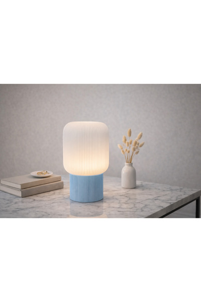 Miolette Lumi Blue Modern Tasarım Abajur