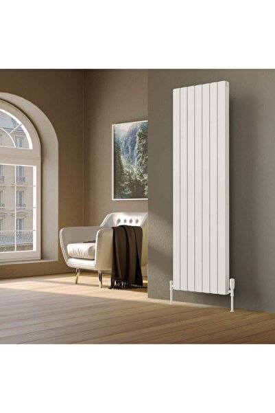 Lojimax Alüminyum Dekoratif Radyatör Lova 1800x396mm 5 Dilim Dokulu Beyaz | 1923 W Yüksek Isıl Güç |