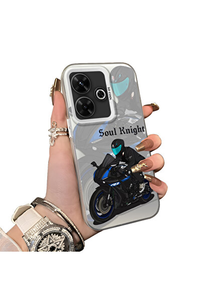 ucuc حافظة Xiaomi Redmi 13 المتوافقة مع الحافة السيليكونية الصلبة والمضادة لل...