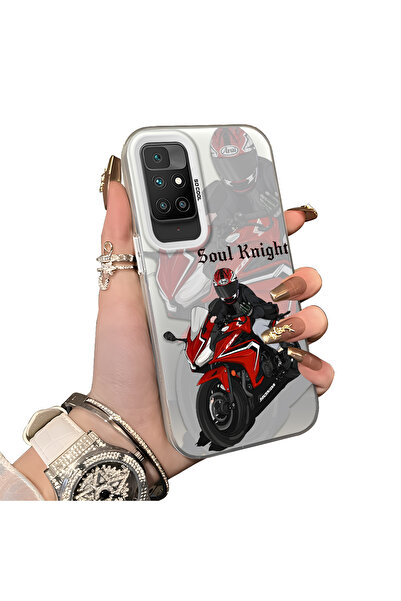 ucuc حافظة لهاتف Xiaomi Redmi 10 2022 متوافقة مع حافة السيليكون الصلبة والظهر...