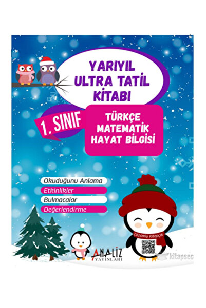 Analiz Yayınları ANALİZ 1.Sınıf Yarıyıl Tatil Kitabı (2023)