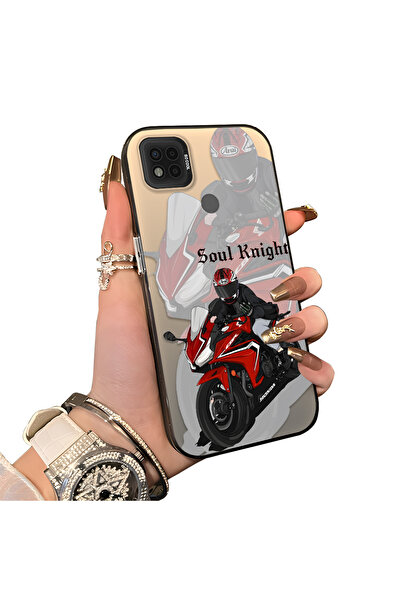 ucuc حافظة Xiaomi Poco C31 متوافقة مع الحافة السيليكونية الصلبة ذات الظهر الص...