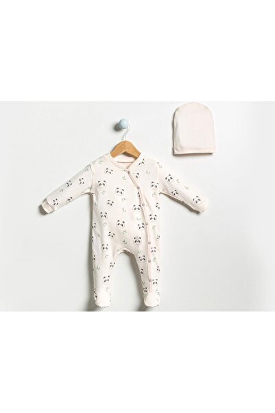 by bubbles Patterned Hat Baby Romper