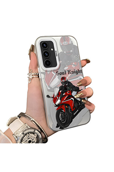 ucuc حافظة سامسونج جالاكسي A54 متوافقة مع الحافة السيليكونية الصلبة ذات الظهر...