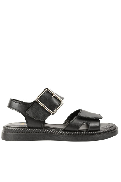 FORMAZIONE Casual sandals, women, FORMAZIONE, K246 black, leather 40