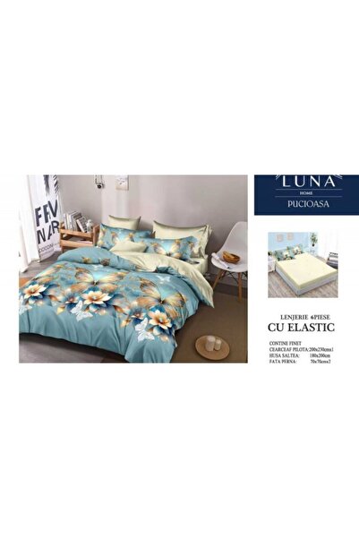 Pucioasa 6-piece Cerarceaf thick fine bed linen with elastic